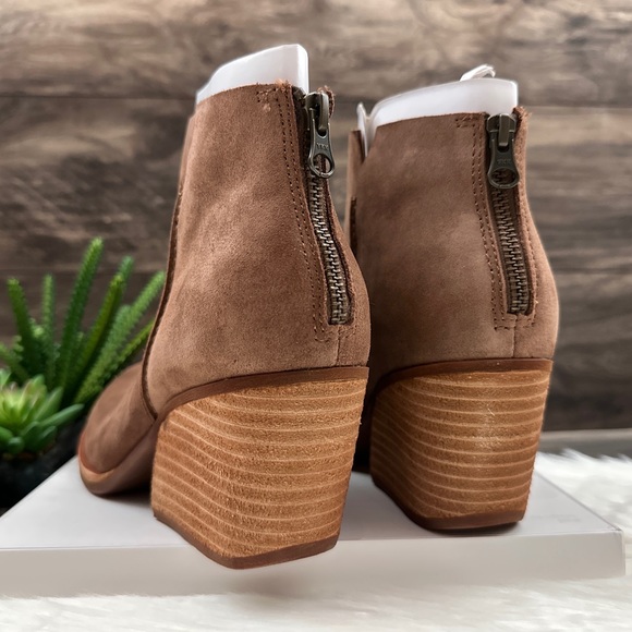 NIB Kork Ease Chandra Suede Leather Ankle Bootie Boots 9M 40.5 Brown - Picture 9 of 13